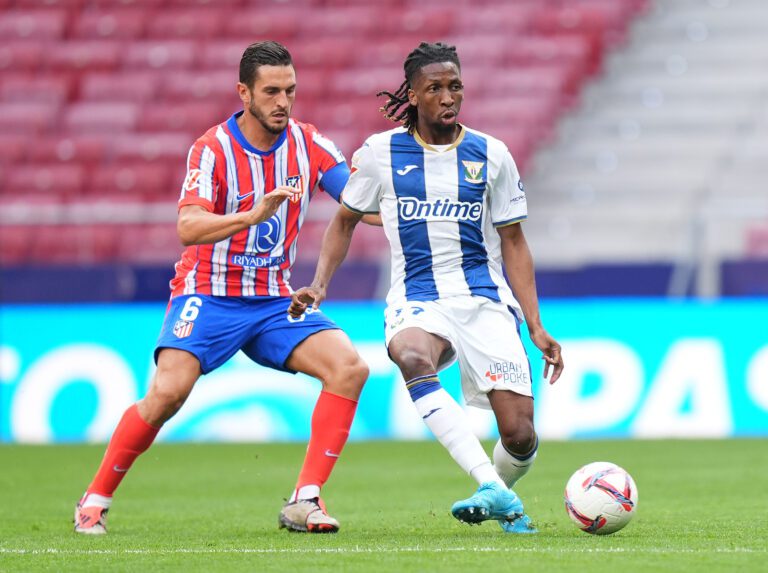 Imagen del partido entre Atlético de Madrid y Leganés en el derbi madrileño