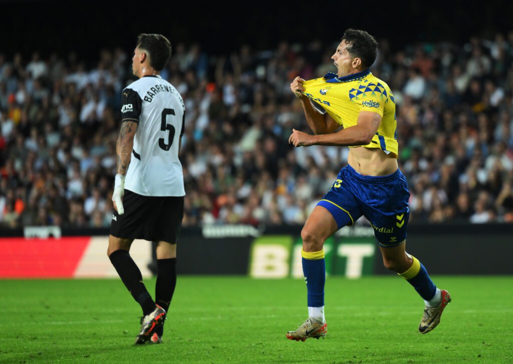 Valencia en la derrota del equipo