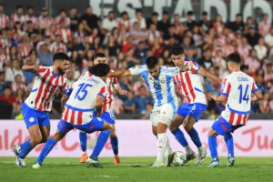 Paraguay se midió a Argentina en Asunción.