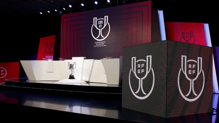 Imagen del sorteo de la Copa del Rey