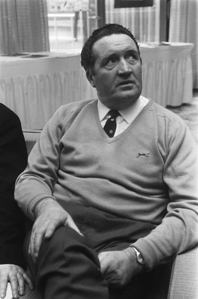 Jock Stein, el cerebro de la Copa de Europa del Celtic, en una imagen de archivo