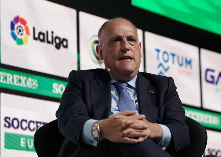 Javier Tebas en una imagen de archivo
