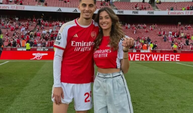 Havertz y su mujer reciben amenazas contra su bebé en las redes sociales