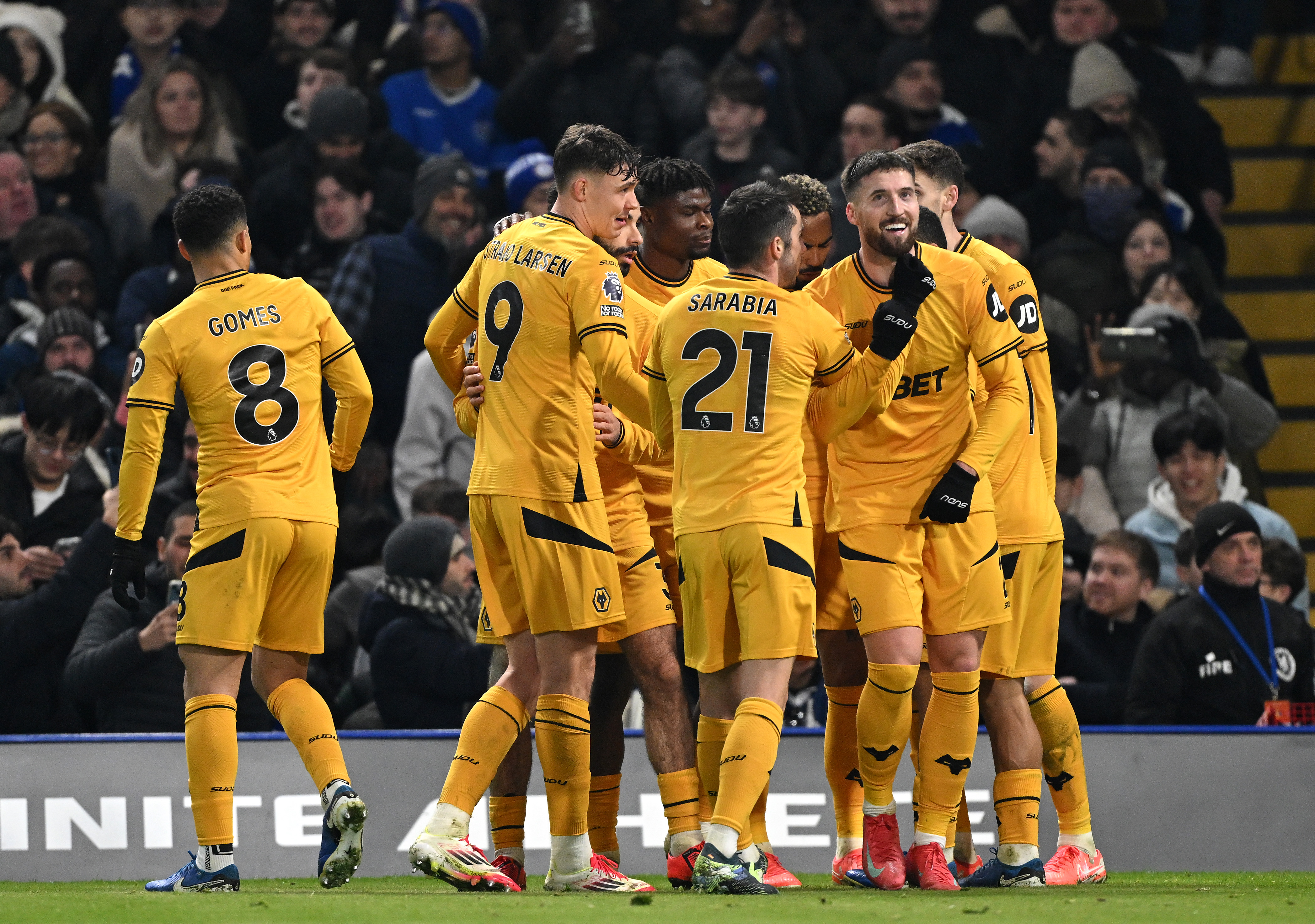 Chelsea - Wolverhampton.