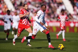 Lukebakio fue clave en el partido y la victoria del Sevilla