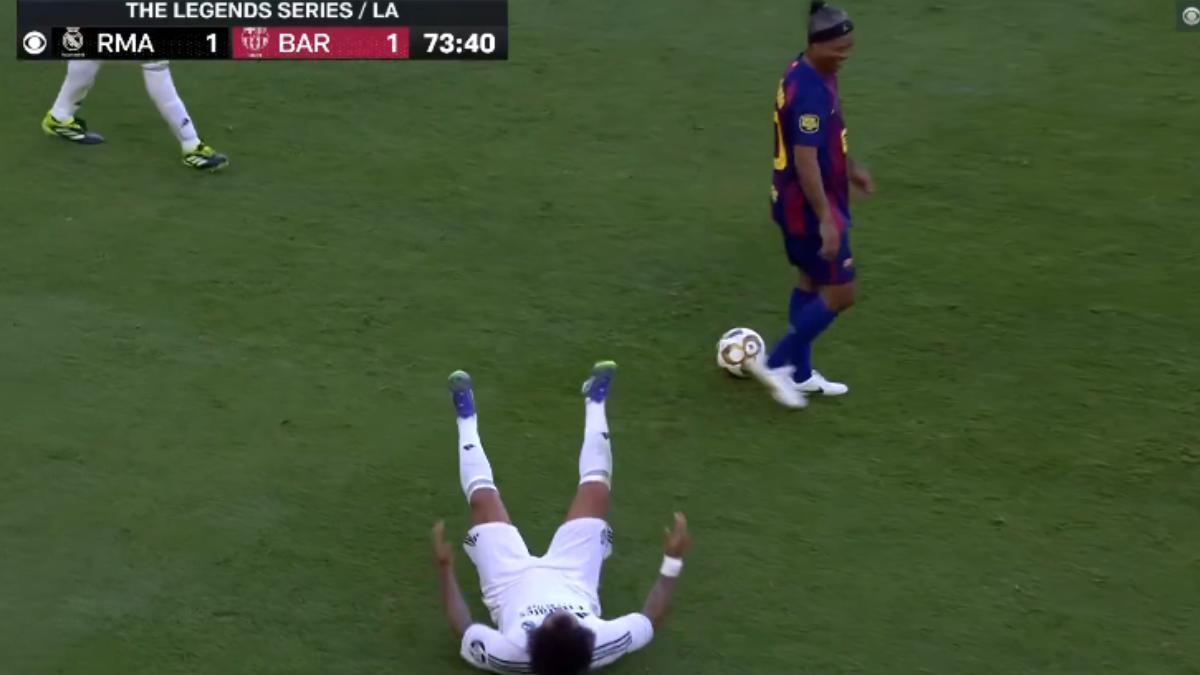 Clásico de leyendas, Marcelo y Ronaldinho