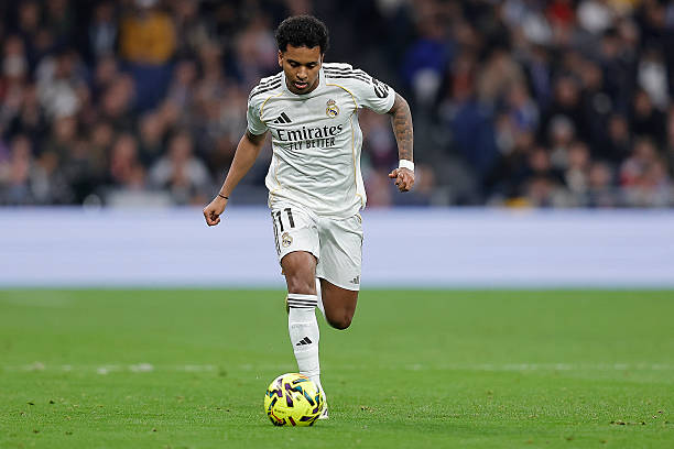 Rodrygo en el Real Madrid.