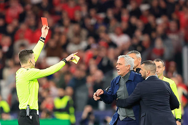 Mourinho tras ser expulsado