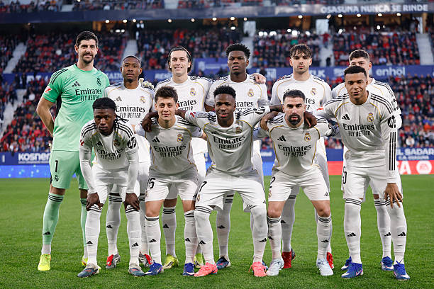 El once del Real Madrid ante el Osasuna