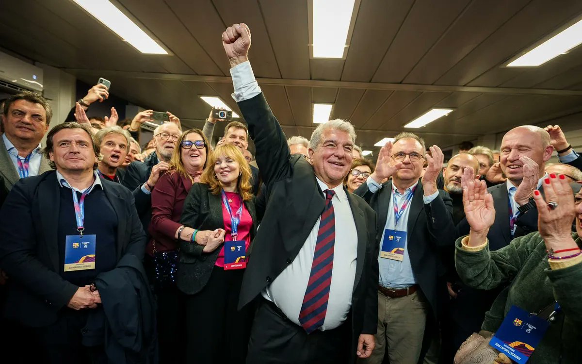 Joan Laporta, presidente el FC Barcelona
