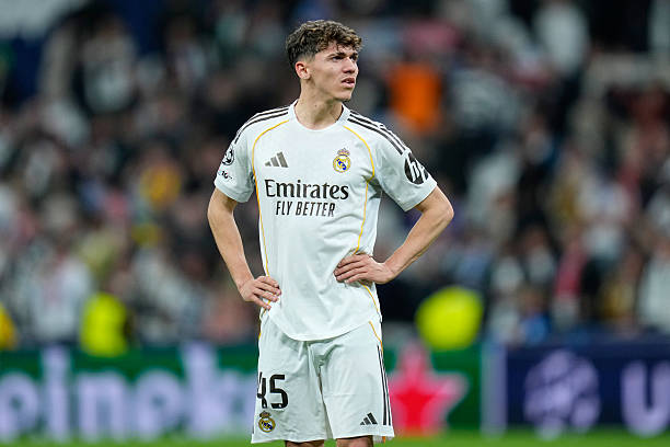 Thiago Pitarch con el Real Madrid