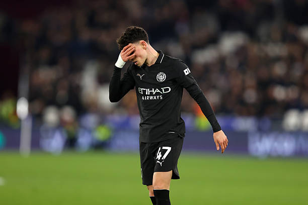 Los jugadores del Manchester City